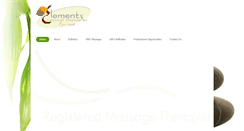 Desktop Screenshot of elementsnaturaltherapies.com